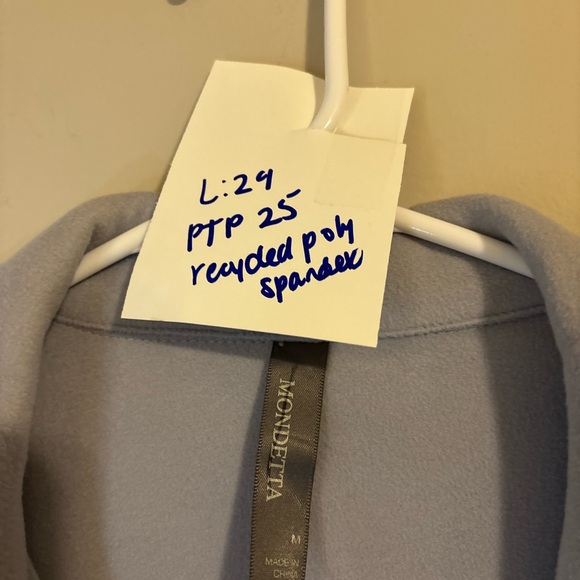 Mondetta Light Purple Shacket Shirt Jacket – Modern Collar – Medium - Picture 4 of 10